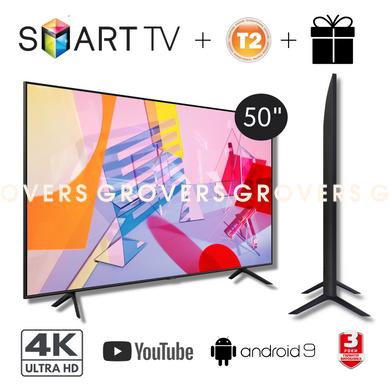 Телевизор 50" (126 см) Smart TV LED WIFI 4K T2 Android 9 СмартТв