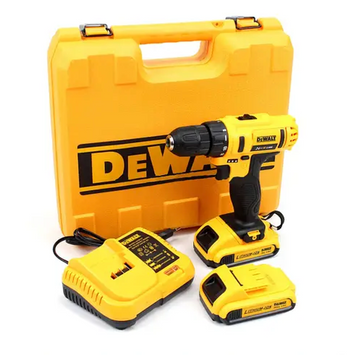 Акумуляторний дриль-шуруповерт DeWALT DCD791 24V/ 5А безударний шуруповерт малий жовтий кейс