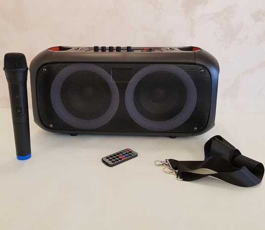 Колонка портативная с радиомикрофоном ZXX-7979 500W(USB/Bluetooth