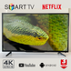 Телевізор 45" Smart TV LED WIFI 4K Android 13 Смарт ТВ 2024