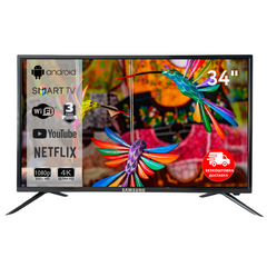 Телевизор 34" (86 см) Smart TV Android 9 LED WIFI Смарт ТВ 2022