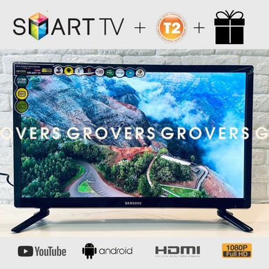 Телевізор Smart TV 24 дюйми Android 13 Т2 FULLHD USB/HDMI LED ЖК СмартТв 2024