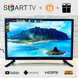 Телевізор Smart TV 24 дюйми Android 13 Т2 FULLHD USB/HDMI LED ЖК СмартТв 2024