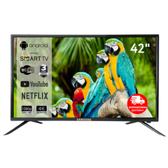 Смарт телевізор 42" Ultra HD 2022 Smart TV Android 11 LED WIFI YouTube Смарт ТВ